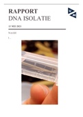 GZW1025: Zorg(en) voor gezondheid: Report practicum DNA isolatie 