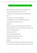 NURS 213 Proctored Exam 1 2024 with questions and answers&period; &lpar; 100&percnt; verified correct answers &rpar;