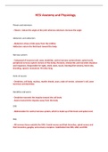 Anatomy and Physiology HESI