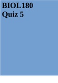 BIOL180 Quiz 5
