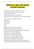 NURO 670- EKG&comma; PFT EXAM LATEST UPDATE 