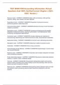 TEST BANK FOR Accounting Information &sol;Actual Questions And 100&percnt; Verified Correct Chapter &lpar; 2024 - 2025 Version &rpar;