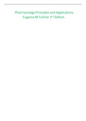 Pharmacology Principles and Applications Eugenia M&period;Fulcher 3rd Edition