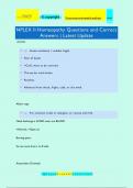 NPLEX II Homeopathy Questions and Correct Answers &vert; Latest Update