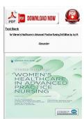 Test Bank for Women&rsquo;s Healthcare in Advanced Practice Nursing 3rd Edition by Ivy M&period; Alexander