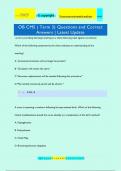 Fundamentals CMS   Questions and Correct Answers &vert; Latest Update