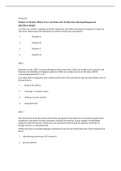NURSING NUR3508 N3 - Final Study Guide - Daniels Questions And Answers