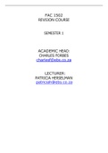 UNIVERSITY OF SOUTH AFRICA FAC 1502 REVISION COURSE BEST FOR BUSINESS AND FINANCE STUDENTS