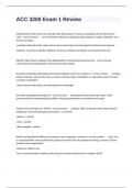 ACC 3200 Exam 1 Review Questions And Verified Correct Answers Guaranteed Success&period;