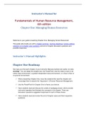 Fundamentals of Human Resource Management, Noe - Solutions, summaries, and outlines.  2022 updated