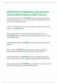 ICDVP Exam 2 Questions and Answers with Verified Solutions 100&percnt; Correct