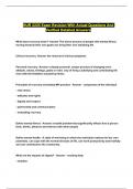 NUR 2225 Exam Revision With Actual Questions And Verified Detailed Answers