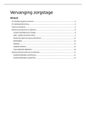 Samenvatting "Vervanging zorgstage&comma; toegepaste anatomie"