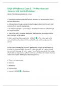 ISQS 4350 &lpar;Burns&rpar; Exam 2 &vert; 196 Questions and Answers with Verified Solutions