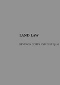 LAND LAW REVISION NOTES AND PAST Q/AS