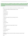 WOMEN'S HEALTH A PRIMARY CARE CLINICAL GUIDE 5TH EDITION YOUNGKIN SCHADEWALD PRITHAM TEST BANK QUESTIONS AND ANSWERS 2021-2022 Updated