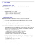 Fundamentals of, Statistics, Sullivan - Complete test bank - exam questions - quizzes (updated 2022)