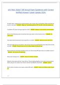 AES FINAL EXAM NEWEST 2024&sol;2025 ACTUAL EXAM&vert; COMPLETE 100 REAL EXAM QUESTIONS AND CORRECT VERIFIED ANSWER&sol; ALREADY GRADED A&plus;&vert; AES FINAL EXAM REVIEW &lpar;NEWEST&excl;&excl;&rpar;
