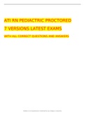 ATI PEDIATRICS PROCTORED EXAM &lpar; 7 VERSIONS&rpar; &sol; PEDIATRICS ATI PROCTORED EXAM &lpar; 7 VERSIONS&rpar; &colon;LATEST