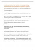The Great Gatsby Test Multiple choice study choice Questions Fully Solved With Well Explained Answers 