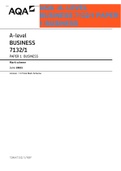 2021 AQA-A-LEVEL BUSINESS 7132&sol;1 PAPER 1 BUSINESS M&sol;S 