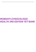 TEST BANK WOMEN'S GYNECOLOGIC HEALTH 3RD EDITION BY&colon; KERRI