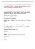 ATI PED PROCTORED WITH NGN LATEST UPDATED 2024 FINAL EXAM WITH COMPLETE DETAILED QUESTIONS AND CORRECT VERIFIED ANSWERS ALREADY A&plus; GRADED 