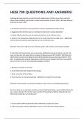 HESI 700 QUESTIONS AND ANSWERS&period;  800 REAL EXAM QUESTIONS AND VERIFIED  ANSWERS