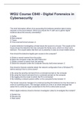 WGU Course C840 - Digital Forensics in Cybersecurity 2021