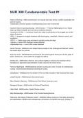 NUR 380 Fundamentals Test &num;1 questions and answers graded A&plus; 2024&sol;2025