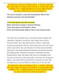 ATI MENTAL HEALTH PRACTICE- LATEST UPDATE 2021&sol;2022 BEST GUIDE QUESTIONS & ANSWERS 100&percnt; CORRECTLY VERIFIED BEST EXAMS PREPATION GUARANTEED SUCCESS GRADED A&plus;
