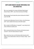 ICDVP ILLINOIS DOMESTIC VIOLENCE PROFESSIONAL EXAM 2024 GRADED PASS