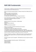 NUR 380 Fundamentals questions and answers graded A&plus; 2024&sol;2025