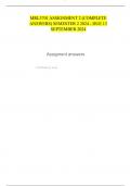 MRL3701 Assignment 2 &lpar;COMPLETE ANSWERS&rpar; Semester 2 2024 - DUE 13 September 2024