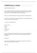 FUNDS Exam 1 Guide&comma; 
