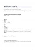 Florida Drivers Test Questions and Answers 2024&sol;2025&lpar; A&plus; GRADED 100&percnt; VERIFIED&rpar;&period;