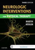 Test Bank For Neurologic Interventions For Physical Therapy&comma; 4th - 2024 All Chapters