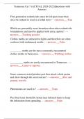 Tennessee Cat 7 &lpar;ACTUAL 2024-2025&rpar;Questions with  Answers