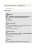 Intermediate Patient Case Results&period;