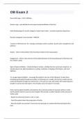 OB Exam 2