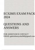 ECS2605  Exam pack 2024&lpar;South African Financial System&rpar;Questions and answers