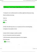 WellCare Test 2024 Questions and Answers Verified Solutions 2024&sol;2025