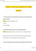 Wellcare Exam Questions and Answers Verified Solutions 2024&sol;2025