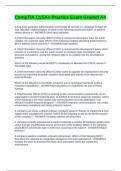 CompTIA CySA&plus; Practice Exam Graded A&plus;