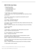 HESI V4 2015 After Exam Notes 7  Questions And Answers. Exam (elaborations)