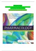 Pharmacology&colon; A Patient-Centered Nursing Process Approach&comma; 11th Edition By Mccuistion With Verified Questions And Answers