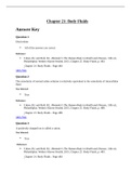 Chapter 21&colon; Body Fluids with complete answers