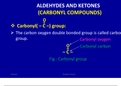 notes on aldehyde and ketone