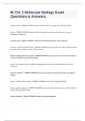 IB CH&colon; 2 Molecular Biology Exam Questions & Answers&period;