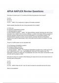 APHA NAPLEX Review Questions and correct Answers 2024&sol;2025&lpar; A&plus; GRADED 100&percnt; VERIFIED&rpar;&period;